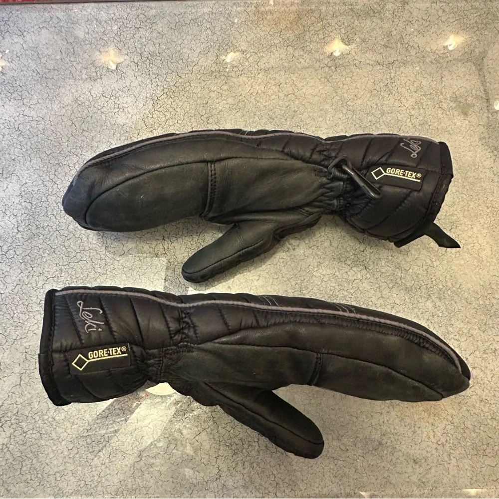 Leki Cortina SS Lady Mitt GTX Women's Black Trigger Winter Ski Mittens Primaloft